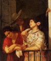 The Flirtation A Balcony in Seville mothers children Mary Cassatt
